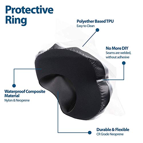 Adult Knee Cast Cover Shower Waterproof Knee Surgery Shower Cover, Watertight Shower Bandage and