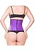 Real Curvy Women Three Hook Colombian Waist Trainer 1010-03 Shape Wear Purple