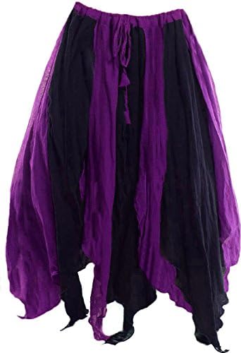 Ships Out Next Day-RENAISSANCE COSTUME HALLOWEEN WITCH TRIBAL BELLY DANCE FAIRY PETAL SKIRT
