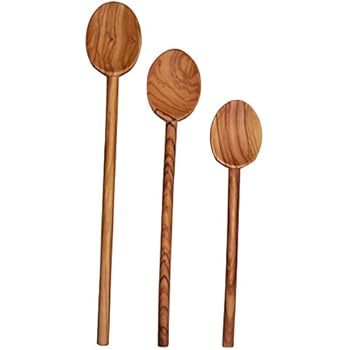 Scanwood Olive Wood Cooking Spoon Set 10
