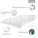 MALOUF SLEEP TITE Quilted Mattress Pad with Soft Down Alternative Fill - Hypoallergenic - Twin , White