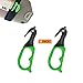 StatGear with Visor Sheath SuperVizor XT Auto Escape Survival Tool - Seatbelt Cutter and Glass Window Breaker Car Rescue Gear with Visor Sheath - Attaches to The Sun Visor - Pack of 2, Green
