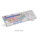 LogicSkin Adobe Premiere Pro CC Keyboard Cover Compatible with Apple Keyboard with Numeric Keypad - LS-PPROCC-M89-US