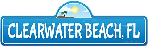 Amazon Com Clearwater Fl Florida Beach Street Sign Indoor