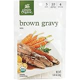 Simply Organic Brown Gravy Mix, Certified Organic, Gluten-Free | 1 oz