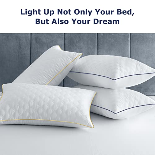 BedStory 2 Pack Standard Size Hotel Collection Pillows, Hypoallergenic