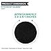 Crucial Vacuum Replacement Foam Filter - Compatible with Shark Part # XF800W - Fits Shark SV800 2-in-1 Cordless Stick Vacuum and Shark SV800 N54 Models - Bulk (1 Pack)