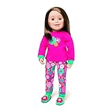 Maplelea Flower Girl PJs for 18 Inch Dolls