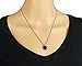 Antique Style Round Floral Design Black Onyx Pendant 925 Sterling Silver Women's Necklace, 20