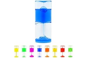 Playlearn 8" Sensory Ooze Tube Liquid Timer - Sensory Tube Ooze Timer (Blue Slow)