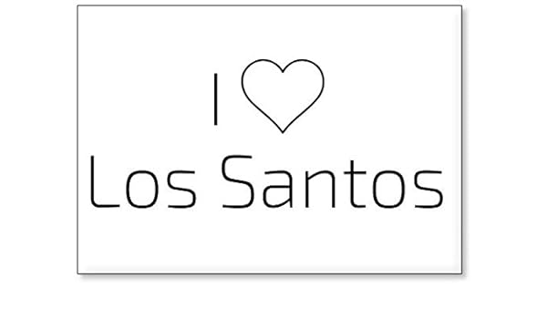 Mundus Souvenirs - Amo Los Santos, Imán para Nevera (diseño 1 ...