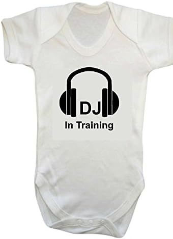Danni Rose DJ in Training Baby Vest Bodysuit boy Girl (12-18)