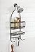 mDesign Bathroom Shower Caddy, for Shampoo, Conditioner, Soap and Razors - Bronze