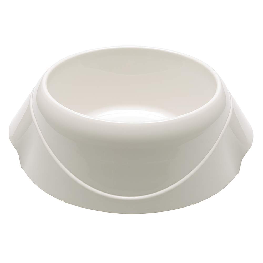 Ferplast Magnus Large Dog Feeding Bowl - Heavy-Duty, Non-Slip, Eco-Friendly Plastic Dog Bowl, 5 Liter, Grey