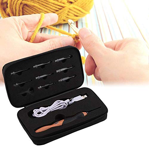 5 Rechargeable+Lighted+Crochet+Hooks+Interchangeable