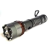Police Tactical CREE XM-L T6 6000LM Rechargeable LED Flashlight +Battery+Charger