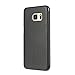 MTRONX Phone Case for Samsung GalaxyS7 Edge, S7 Edge, Window View Magnetic Closure Twill PU Leather Ultra Folio Flip Slim Case Cover Edge - Black(MG1-BK)