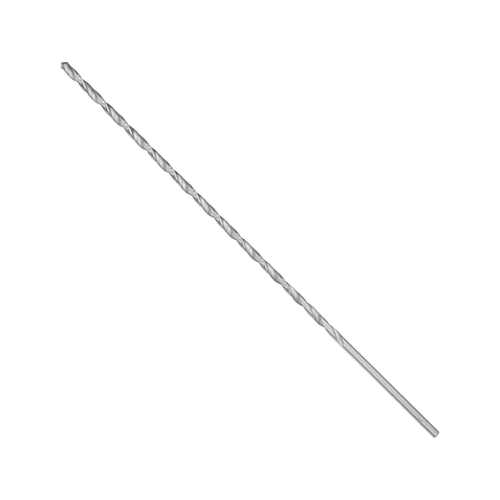 CoCud Twist Drill Bits, 4.2mm Cutting Diameter 0.17" Shank 250mm Length, High-Speed Steel Extra Long Jobber Bit Set (Applications: for Metal Wood Plastic), 1-Pieces