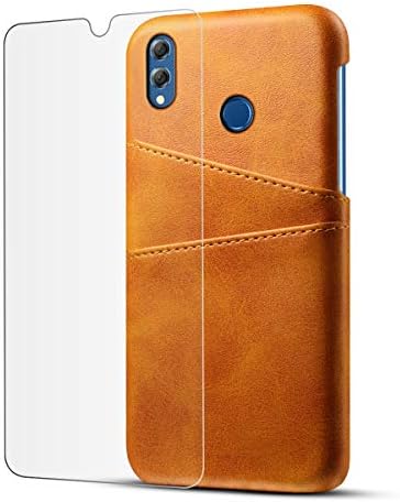 NCTECHINC Huawei Honor 8X Max Wallet case Huawei Honor 8X Max case,Premium Design PU Leather & Soft TPU Built-in Card/Cash Slots,Wallet Case (Orange)