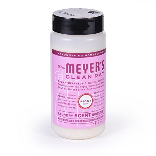 Mrs. Meyer's Clean Day Laundry Scent Booster, Peony, 18 oz