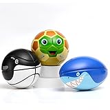 Chastep Mini Ball Set Pack of 3-Include 4 Inch Foam Volleyball,Basketball and Soccer
