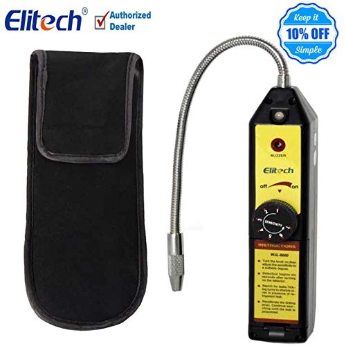 Portable Halogen Gas Leak Sensor Tool CFC AC Freon Refrigerant Sniffer