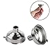 WOVTE Stainless Steel Mini Funnel for Essential Oil Bottles Flasks Pack of 2