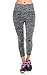 Women's Space Dye Athletic Sports Capri Leggings