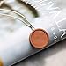 Tiparts 12 pcs Wooden Pendant Trays Round Cabochon Bases for Crafting DIY Jewelry Gift Making (Wooden, Inner Diameter:25mm)