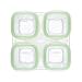OXO Tot Glass Baby Blocks Food Storage Containers, Green, 4 oz