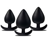 Anal Plug Silicone Butt Plug,Riodong Anal Sex Toys in Black…