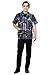 Betty Dain Vintage Print Barber Jacket, L, Black