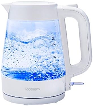 white glass kettle