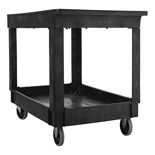 Rubbermaid Commercial Products 2Shelf Utility/Service Cart, Medium