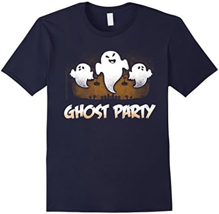 Mens Ghost Party Halloween Gift T-Shirt XL Navy