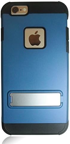 Haoke feibo001 CUO Apple Hybrid Scratch Case with Kickstand Resistant PC and TPU all Around Protection Cover for iPhone 6S Plus Case - Blue