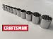 Craftsman 3/8" Drive 10 Piece 12pt Point SAE Socket Set Standard STD Inch