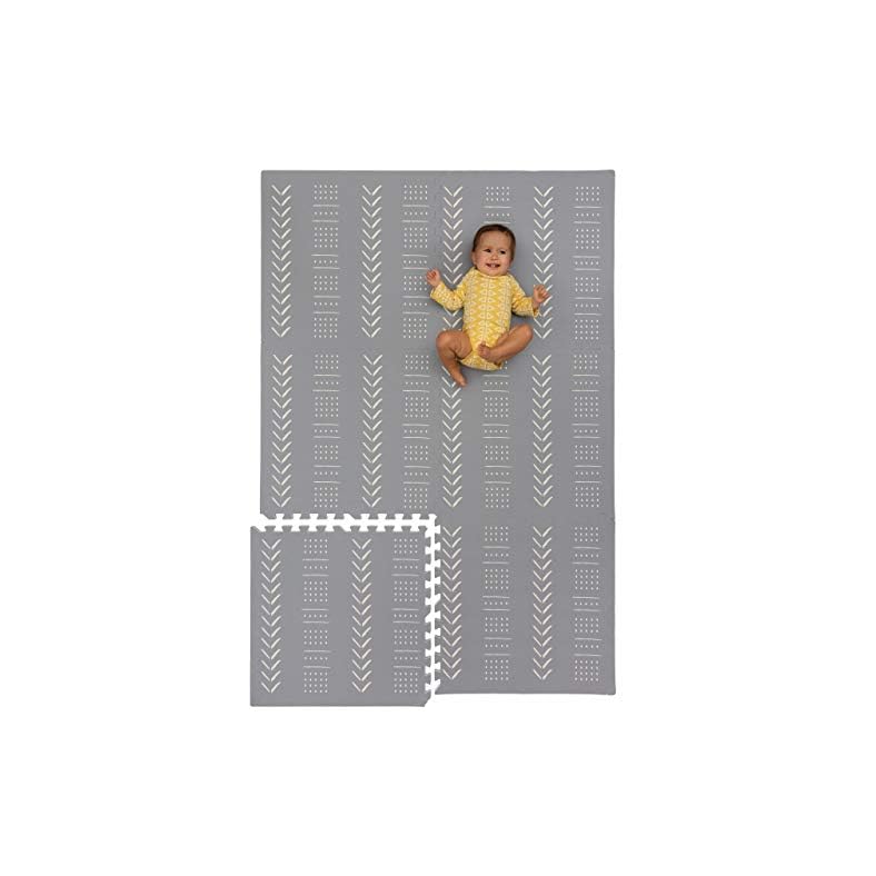 CHILDLIKE BEHAVIOR Baby Play Mat – Play Pen Tummy Time Mat & Crawling Mat Foam Play Mat for Baby with Interlocking Floor…