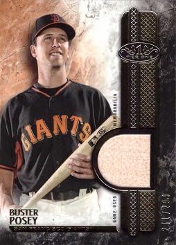 2016 Topps Tier One Relics #T1R-BPO Buster Posey Game Used Bat Baseball Card โ Only 299 made!