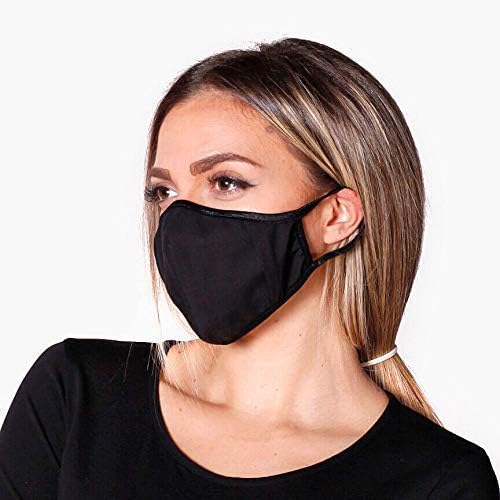 Bandanas Comfortable Soft Face Mask, Washable Mask, Black Face Masks, Face Mask with Pocket Filter, Reusable Mask. This is not a medical device