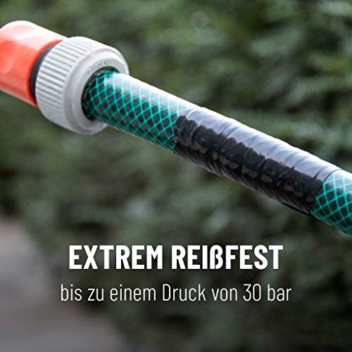 ABSINA selbstverschweißendes Isolierband 25 mm x 3 m - 6er Pack Silikonband schwarz für Wasser & Luft - Dichtungsband… – Bild 3