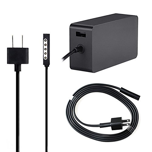 Surface AC Adapter Charger 48W 12V 3.6A for Microsoft Surface RT Surface Pro 1 Pro 2 and Surface 2 1512 1514 1536 Laptop Tablet Power Supply