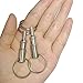8Pcs/Pack Quick Release Keychain, Uning Pull-Apart Removable Handy Keyring with 2 Split Rings Key Accessory (8Pcs)