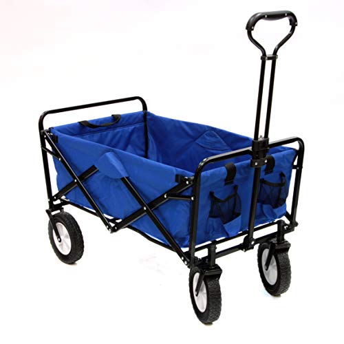 Mac Sports WTC-111 Outdoor Utility Wagon, Blue (Certified Refurbished)