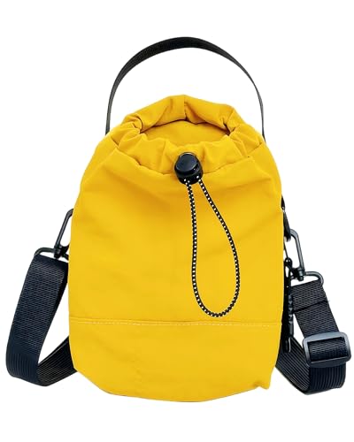 HAUMAUH Men Women Shoulder Bags Water Bottle Bag Shoulder Bag Small Hiking Bag Mobile Travel Workout Cycling Music Festival Beach