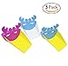 Leyaron Faucet Extender Sink Handle Extender, Safe Fun Hand-washing Solution for Babies, Toddlers, Kids and Children, Teach Your Kids Good Sanitation Habits, Set of 3, Crab
