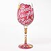Designs by Lolita “Love My Daughter” Hand-painted Artisan Wine Glass, 15 oz.