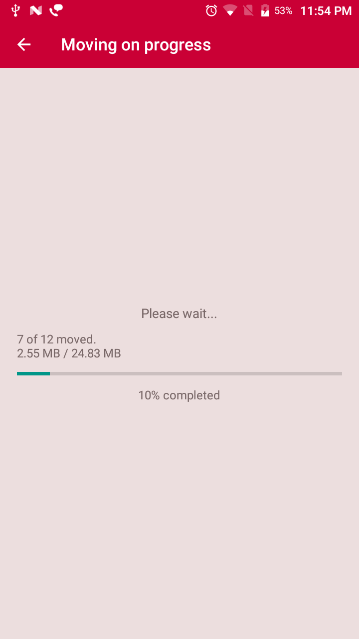 Move files to SD for Android