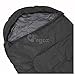 egoz Almond Mummy Sleeping Bag Easy to Carry Black Warm Adult Outdoor Sports Camping Hiking with Carry Bag Lightweight Comfortable (Black)