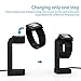 Pebble Time Charger,Nogis Replacement Vertical Charger Stand Cradle Charging Station Dock for Pebble Time Smart Watch
